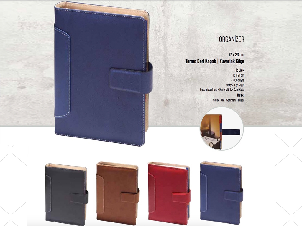 Çanatalı Hesap Makinalı Organizer