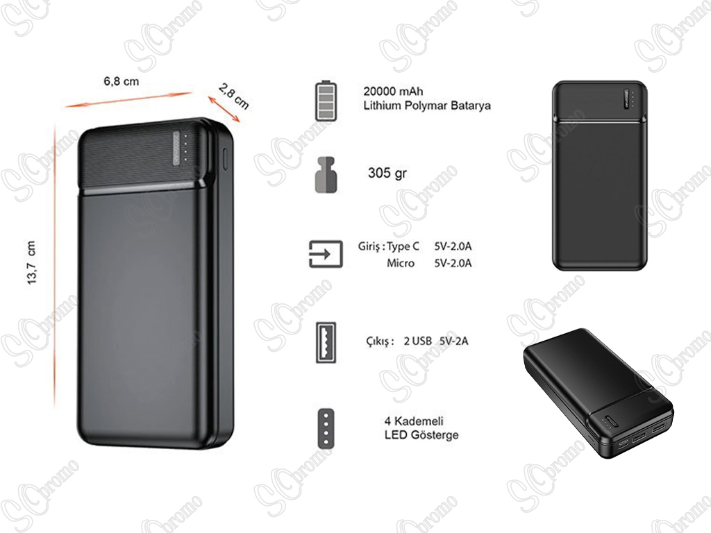 20000 mAh Powerbank