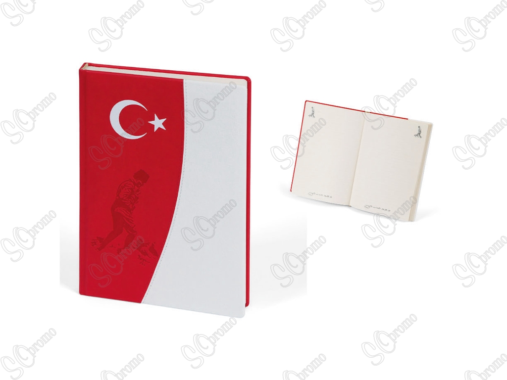 ATATÜRK TARİHSİZ DEFTER (17X24 CM)