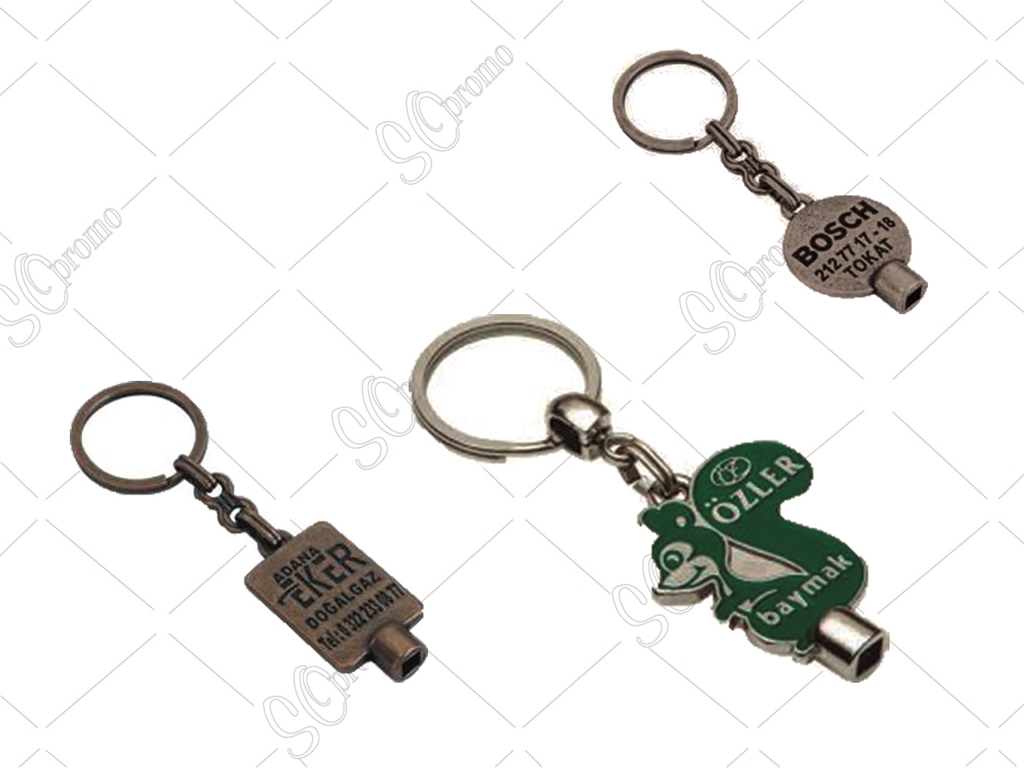 3D Purjör Anahtarlıklar