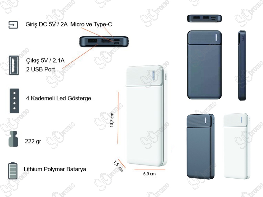 10000 mAh Powerbank